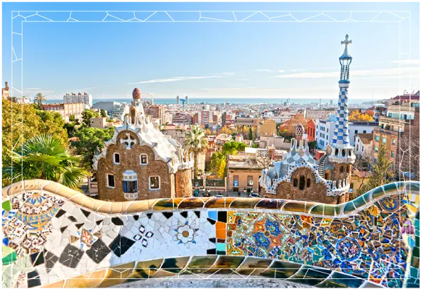 西班牙,spain,高第,巴塞隆納,奎爾公園