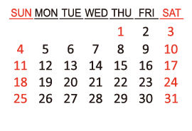 1月